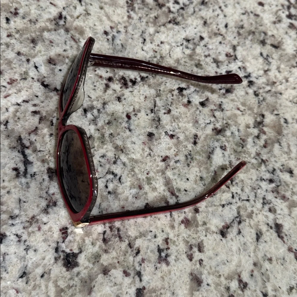 Fendi Red Sunglasses with original COA card & case